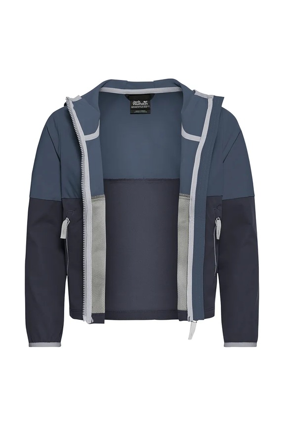 Jack Wolfskin geacă sport pentru copii SANDBIRD HOODED JKT K bleumarin A65952.104.152