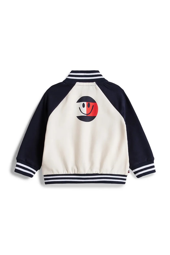 Tommy Hilfiger Jakna varsity za bebe s pamukom KN0KN02393.PPY2 mornarsko plava SS26