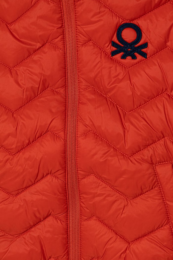 BIMBA United Colors of Benetton gilet con cappuccio per bambini 2TWDGJ00G.P.Stagionale arancione