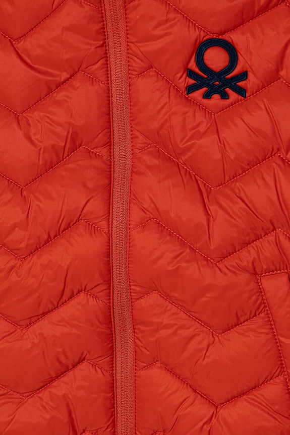 BIMBA United Colors of Benetton gilet con cappuccio per bambini 2TWDGJ00G.P.Stagionale arancione