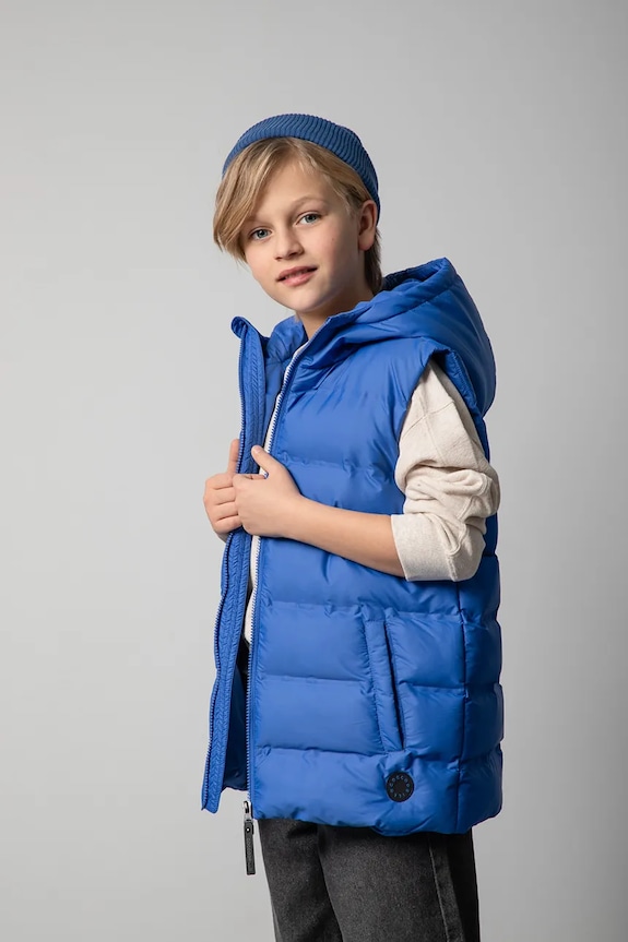 Coccodrillo vestă pentru copii albastru WC6178101OBJ