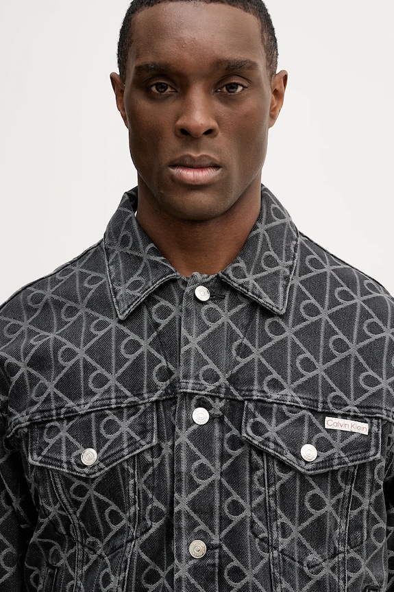 Odjeća Traper jakna Calvin Klein Jeans LV04RE773G crna