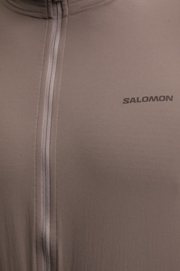 Salomon kurtka treningowa ESSENTIAL LIGHTWARM LC2644900 brązowy