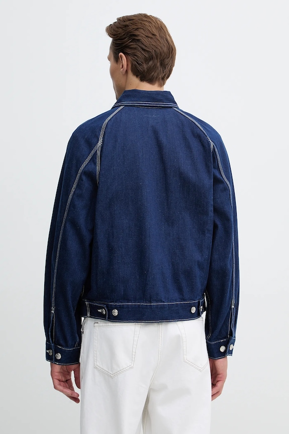 Oblečenie Rifľová bunda Calvin Klein Jeans LV04RE734G modrá