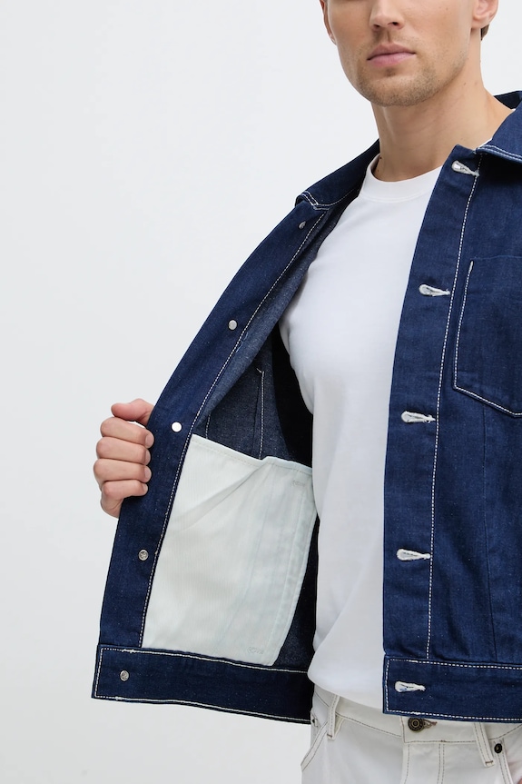 Rifľová bunda Calvin Klein Jeans LV04RE734G