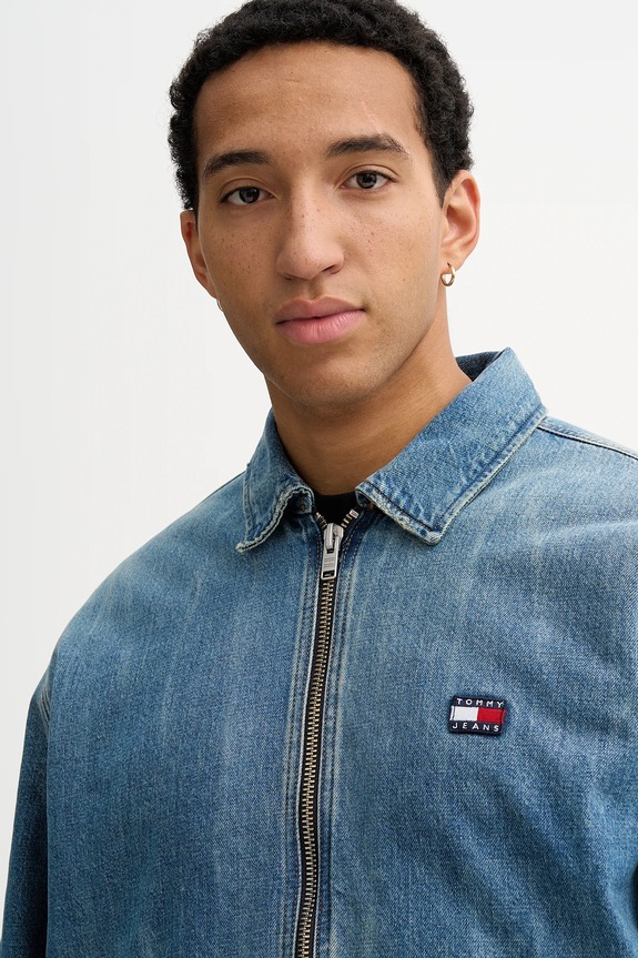 Tommy Jeans geacă jeans albastru DM0DM22269