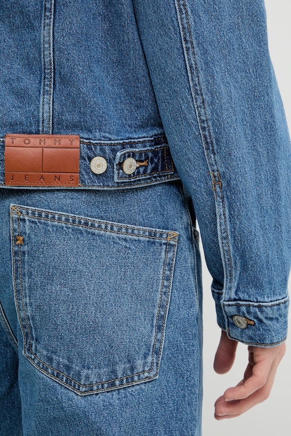 Džínová bunda Tommy Jeans DM0DM22635 modrá