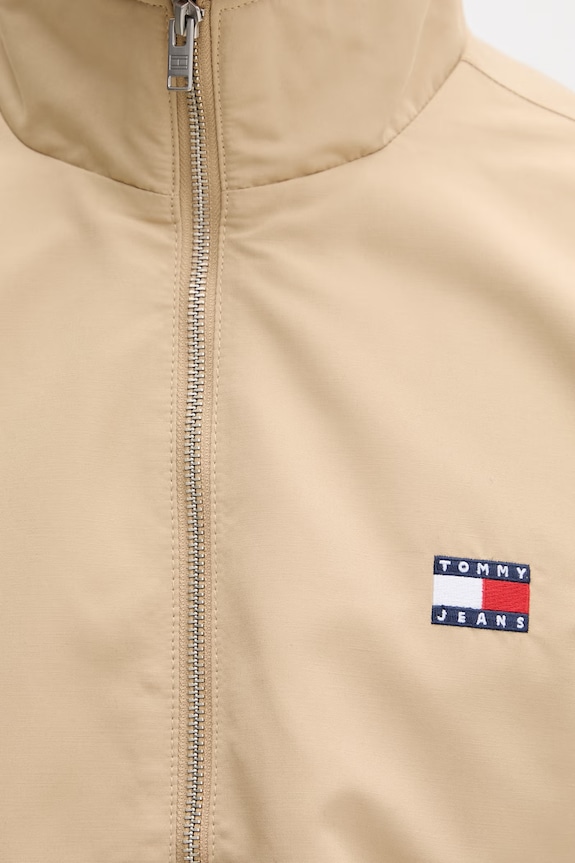 Tommy Jeans prechodná bunda pánska DM0DM22720 béžová