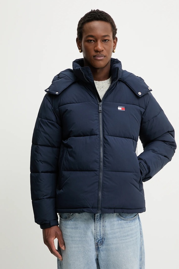 Μπουφάν Tommy Jeans άλλο σκούρο μπλε DM0DM22730