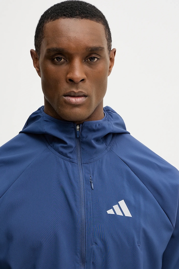 adidas Performance giacca da corsa Run Essentials blu JZ7781