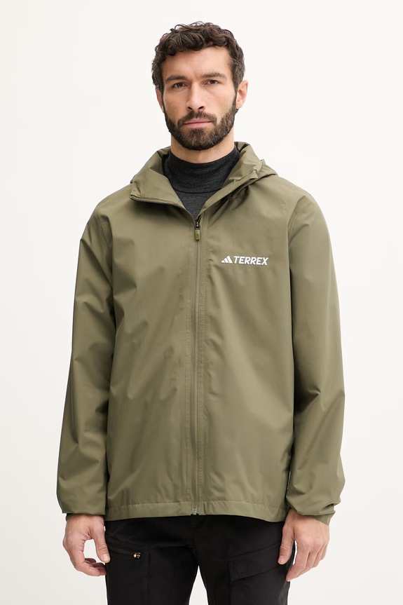 Αθλητικό μπουφάν adidas TERREX Essentials άλλο πράσινο KA6926