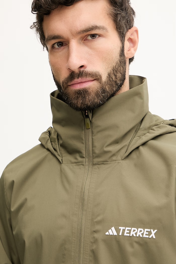 Αθλητικό μπουφάν adidas TERREX Essentials πράσινο KA6926