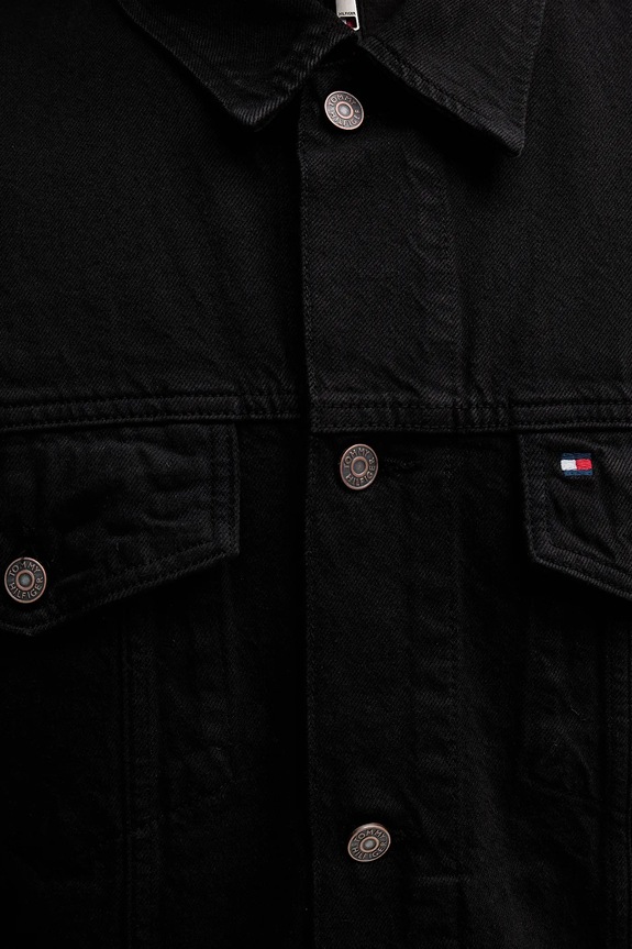 Τζιν μπουφάν Tommy Hilfiger MW0MW42616 μαύρο