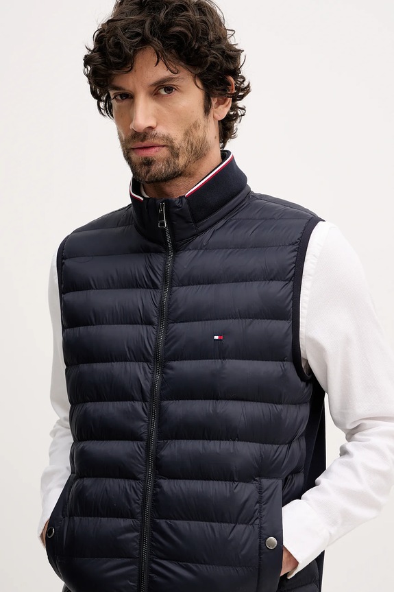 Tommy Hilfiger vesta pánska tmavomodrá MW0MW41441