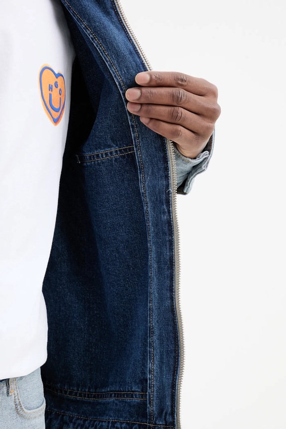 Hugo Blue geacă jeans Talian 50553455