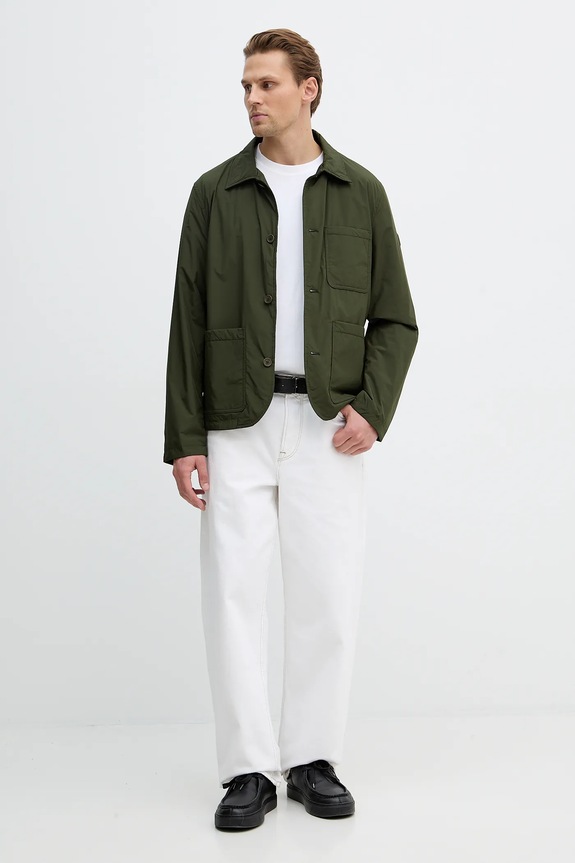 Μπουφάν Tommy Hilfiger MW0MW42564 πράσινο SS26