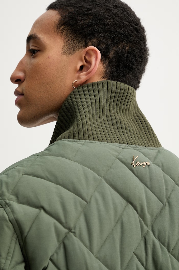 Páperová bunda Kenzo FG55OU3189NK zelená