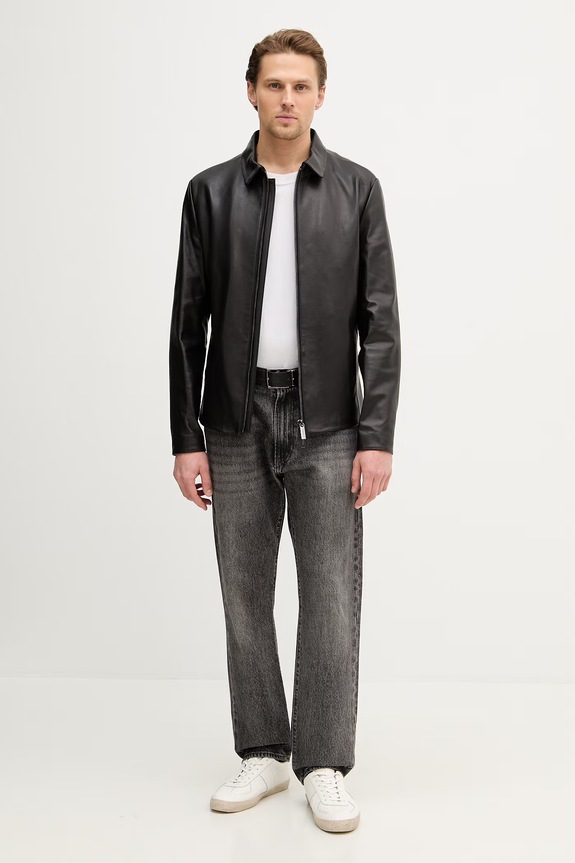 Guess kurtka skórzana M6RL1C.L0770 czarny SS26