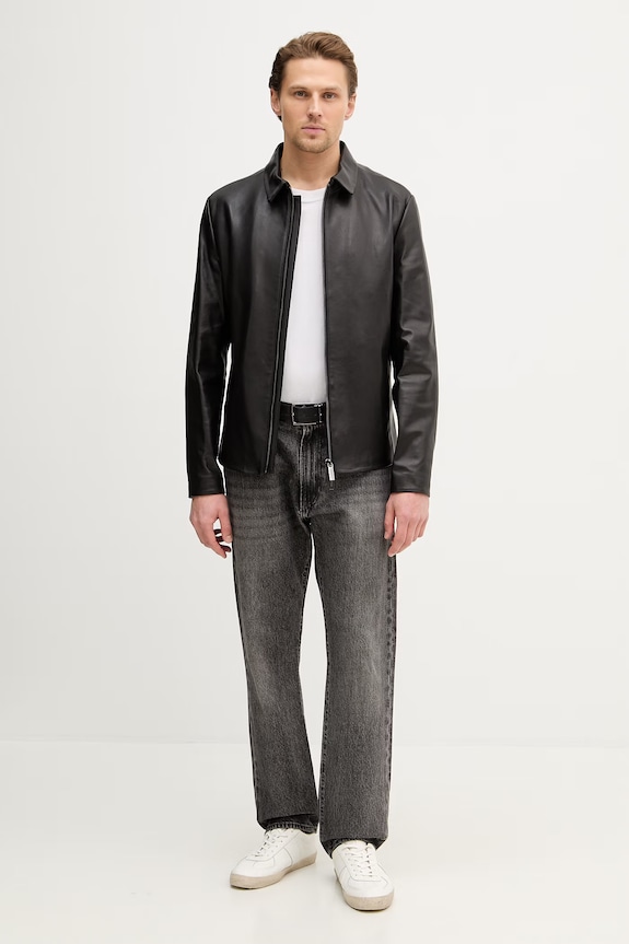 Guess kurtka skórzana M6RL1C.L0770 czarny SS26
