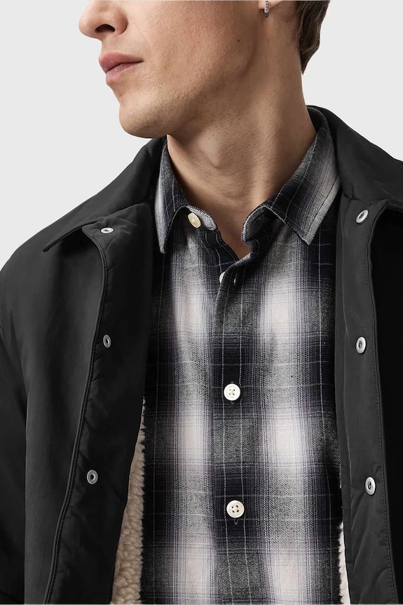 Jakna AllSaints črna M041OD