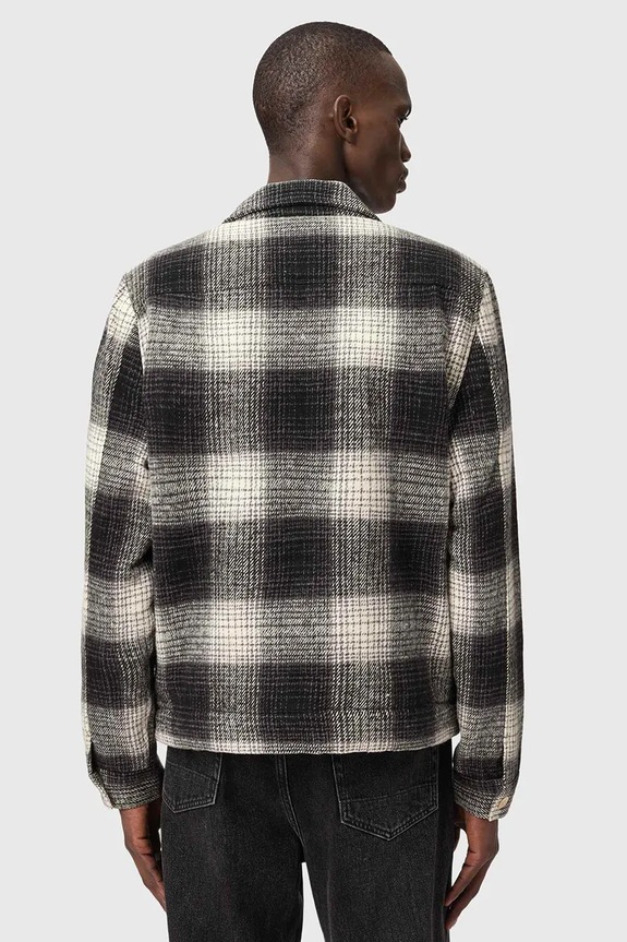 AllSaints pamut ing kabát M059OD szürke SS26