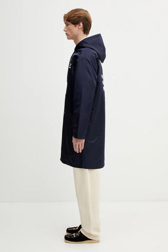 Куртка Drôle de Monsieur La Parka Slogan PERM.CT130.PA014.NY чёрный SS26