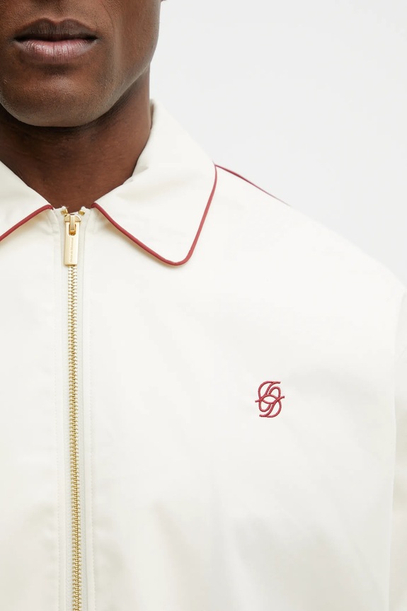Drôle de Monsieur kurtka Blouson Brodé beżowy J.JT260.CO244.OW