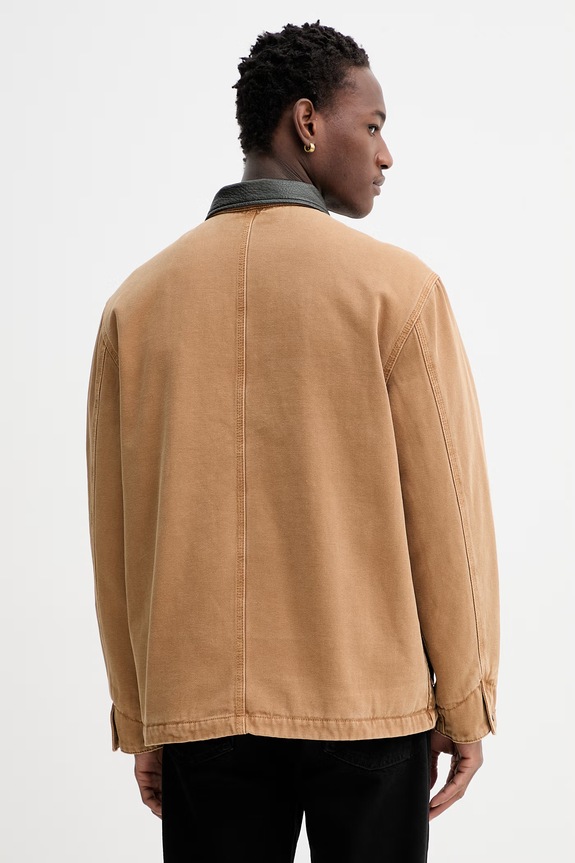 Ρούχα Τζιν μπουφάν Guess Originals M6RN71.WG165 καφέ