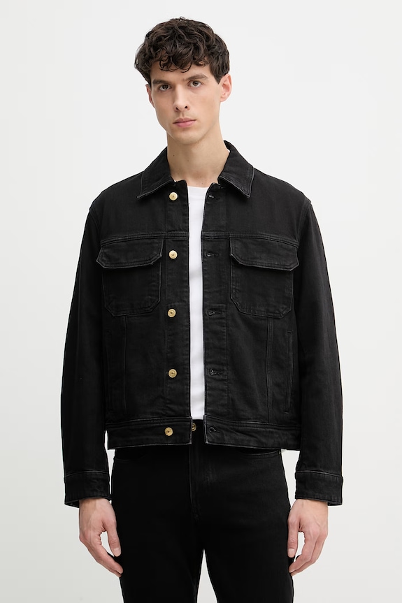 Armani Exchange bunda pánska rifľová čierna XM002028.AF19899