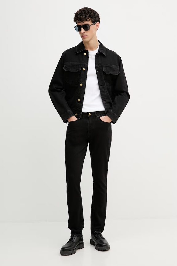 Armani Exchange bunda pánska rifľová XM002028.AF19899 čierna SS26
