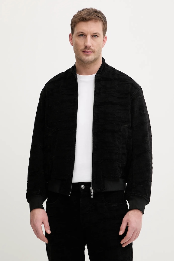 Bunda Armani Exchange bomber čierna XM001756.AF21364