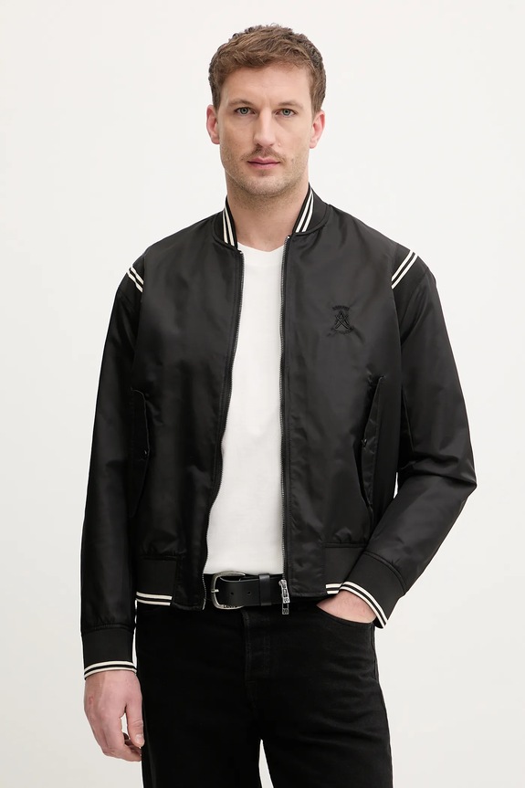 Bunda Armani Exchange bomber čierna XM002017.AF19828