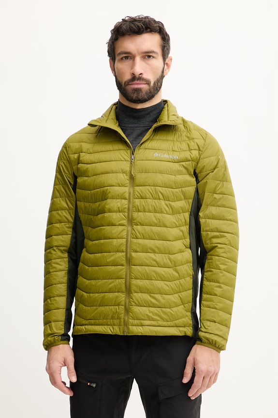 Columbia kurtka Powder Pass bez kaptura zielony 2134141