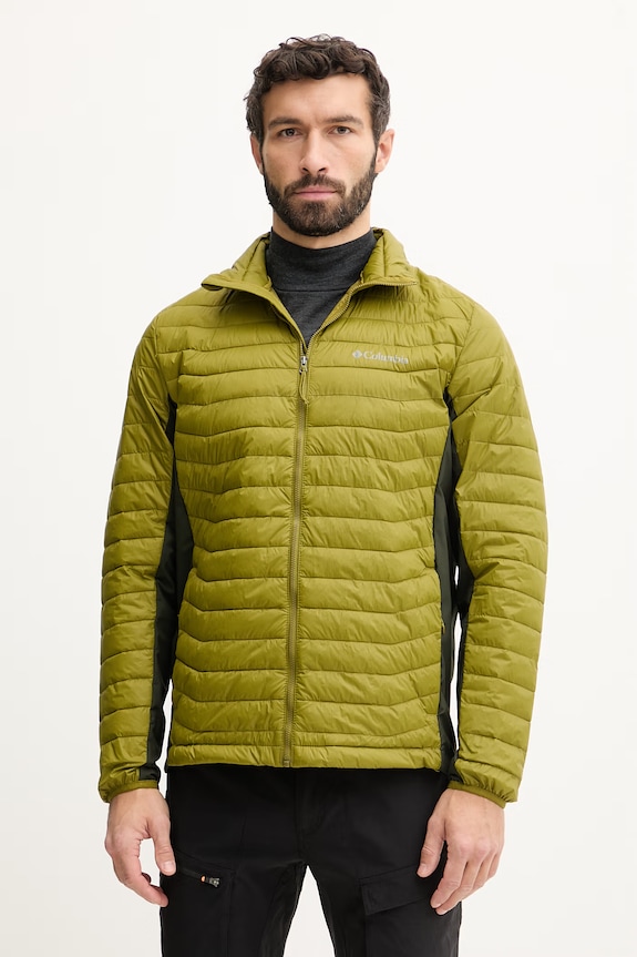 Columbia kurtka Powder Pass bez kaptura zielony 2134141