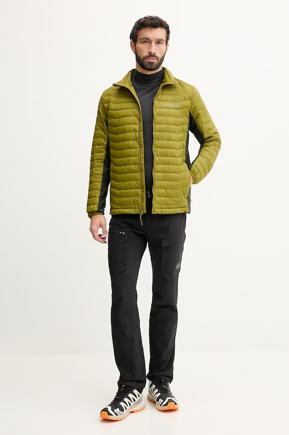 Columbia kurtka Powder Pass 2134141 zielony SS26