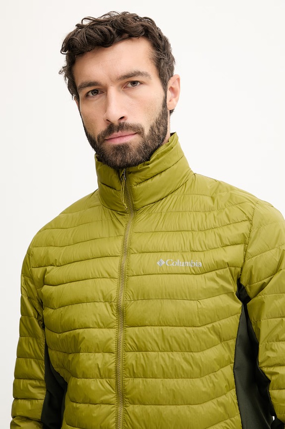 Columbia kurtka Powder Pass zielony 2134141
