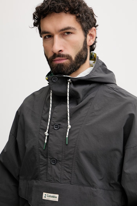 Columbia plášť pánsky Acker Rock sivá 2156571