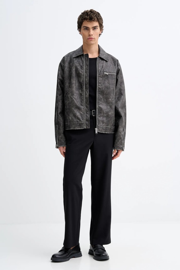 Karl Lagerfeld Jeans kurtka B1M15022 szary SS26