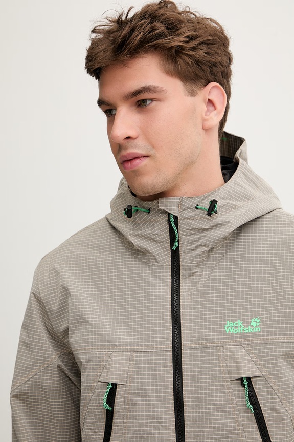 Jack Wolfskin muška sportska jakna Find The Wild bež A65896