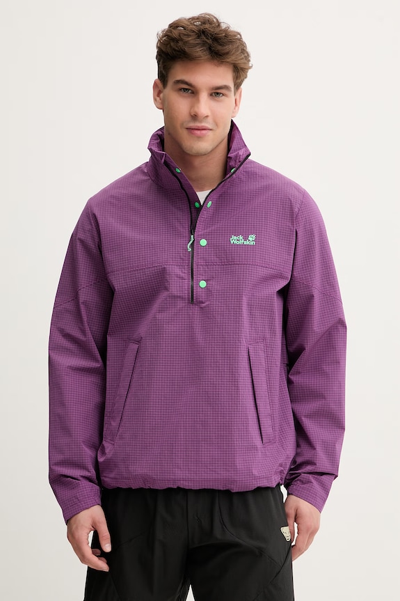 Jack Wolfskin kurtka przejściowa męska Find The Wild fioletowy A65898