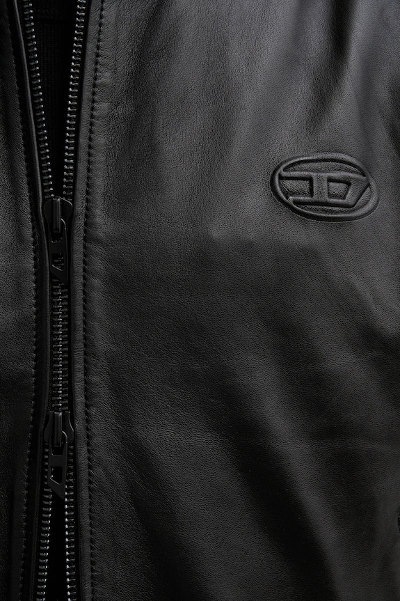 Kožna bomber jakna Diesel L-TYPE A20476.0PFAH crna