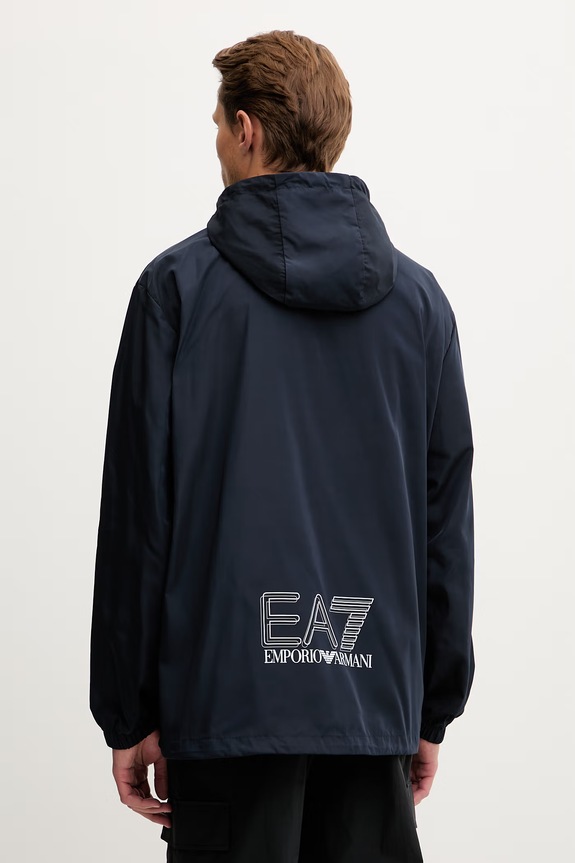 Abbigliamento EA7 Emporio Armani giacca di mezza stagione da uomo AF12594.7M001321 blu navy