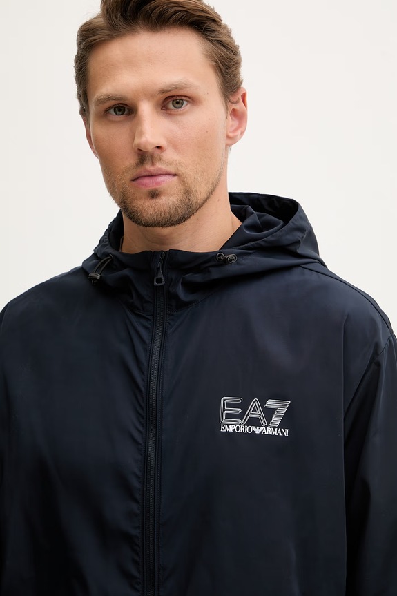 EA7 Emporio Armani giacca di mezza stagione da uomo blu navy AF12594.7M001321