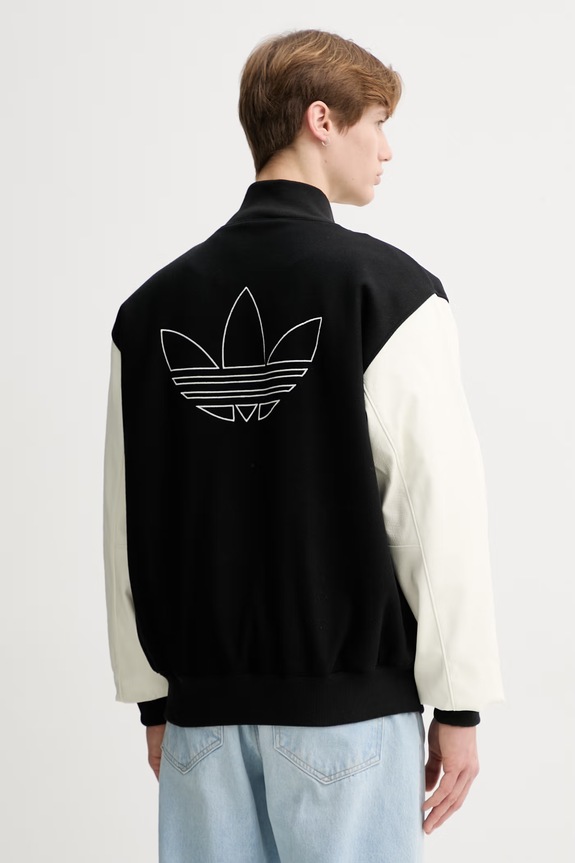 Îmbrăcăminte adidas Originals geacă bomber Varisty KA9352 negru