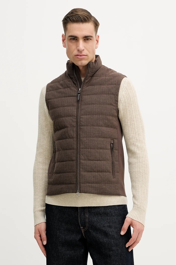 Hackett London vestă cu captuseala maro HM4000100