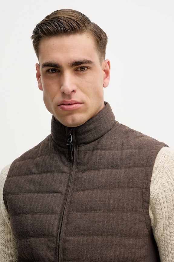 Hackett London vestă maro HM4000100