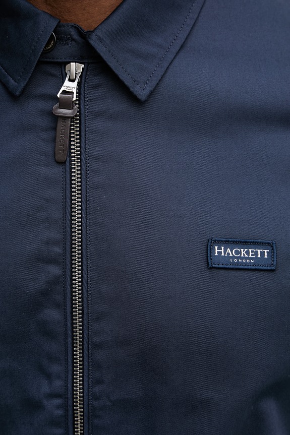 Бавовняна куртка Hackett London HM4000153 темно-синій