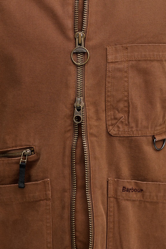 Bavlnená bunda Barbour MCA1083 hnedá
