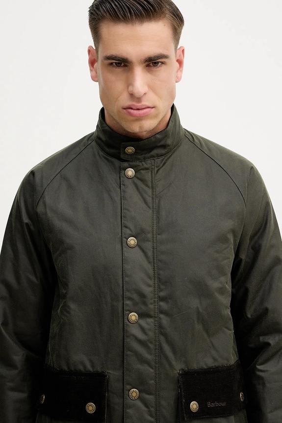 Barbour kurtka bawełniana Cordhill zielony MWX2527