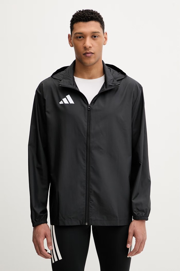 Куртка для тренировок adidas Performance с капюшоном чёрный KQ9074
